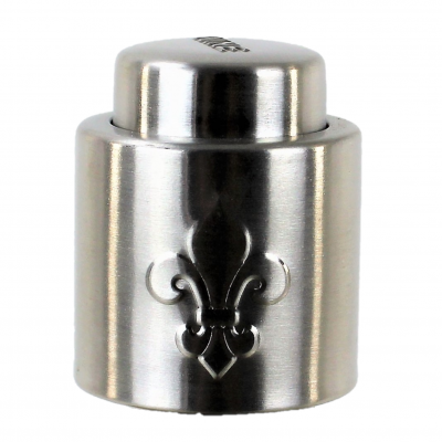 180760 - EMBOSSED FDL WINE STOPPER W / POP UP STYLE